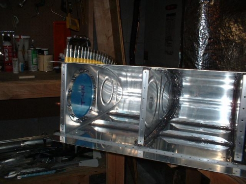 Cleco inboard rib and access plate to tank