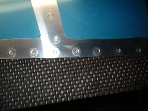 Nice straight double-flush riveted trailing edge