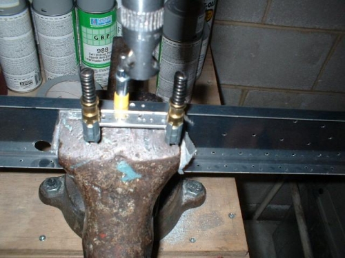 Countersink the side channels for nutplates