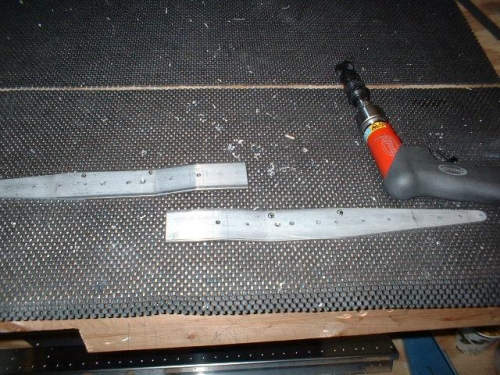 Countersink the doubler bars