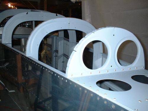 Bulkheads deburred and dimpled.
