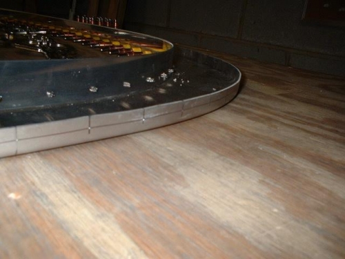 Outer flange center punched