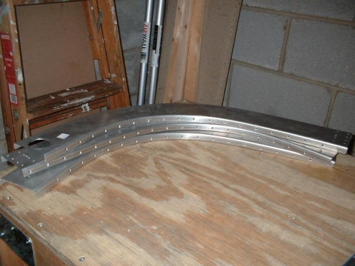 3 Canopy frame channels countersunk