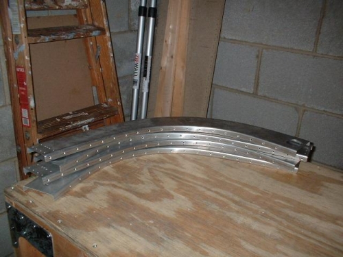 All 4 canopy frame channels countersunk