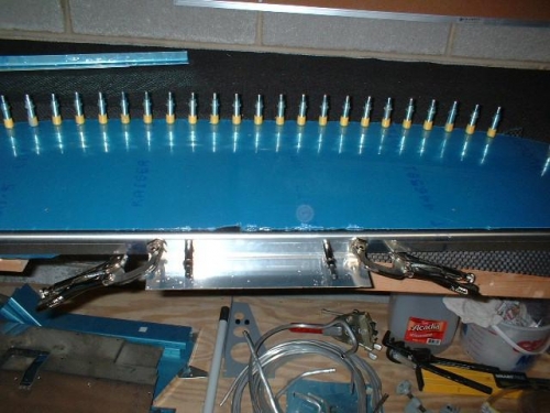 Drill engine control bracket to panel