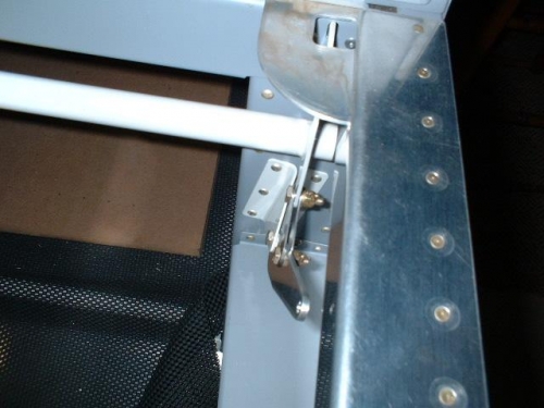 Cotter pins installed on nuts