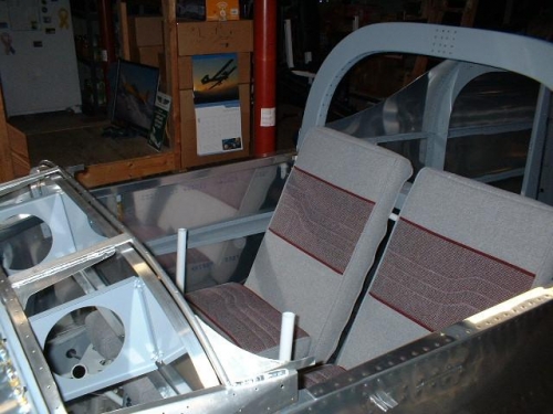 Panel and seats installed - canopy down