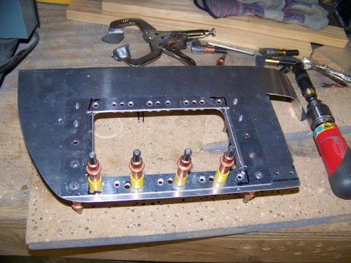 Outboard side of part 5 countersunk