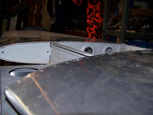 Empennage fairing nutplates installed on horizontal stabilizer