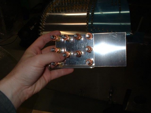 C-703 splice plate match drilled to a jig