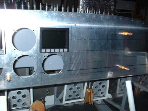 Panel mounted to airframe