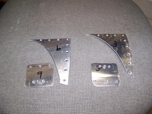 Gap plates and support tabs countersunk