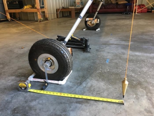 Measuring wheel positions