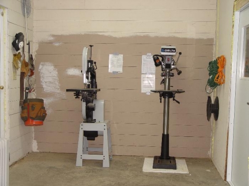 drill press & band saw