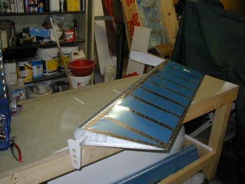 Gouverne droite terminée