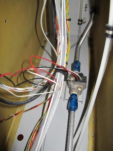 Cables near Fuel Transducer