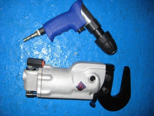 Pneumatic squeezer and high speed drill
