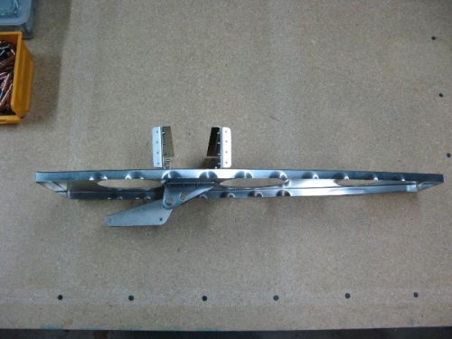 Top view of completed RH Aft Rib #9