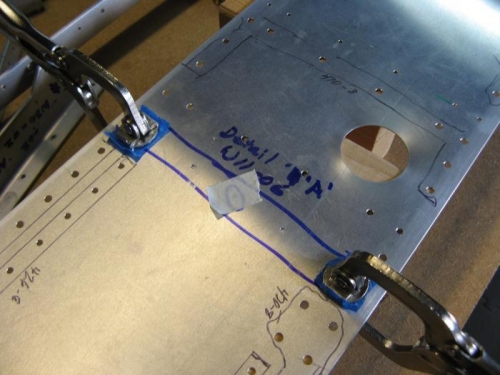 Drilled from the back