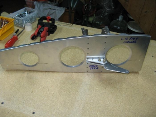 Completed LH Aft Rib #9 Assembly