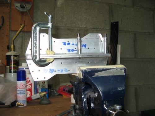 Matching pieces in bench vise