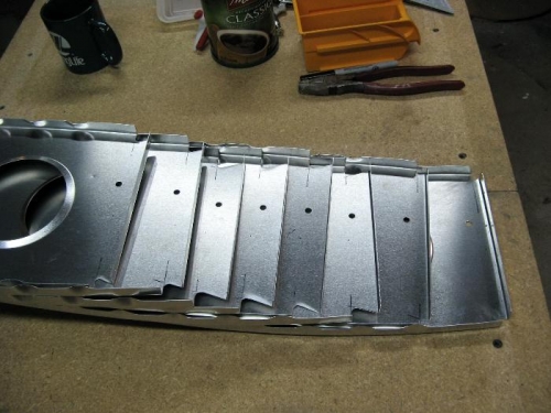 Aft Ribs #2-#5 R and L notched
