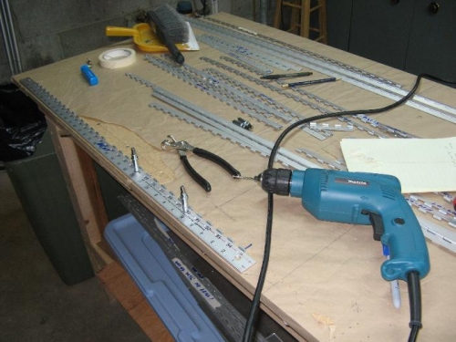 Hinge drilling workstation