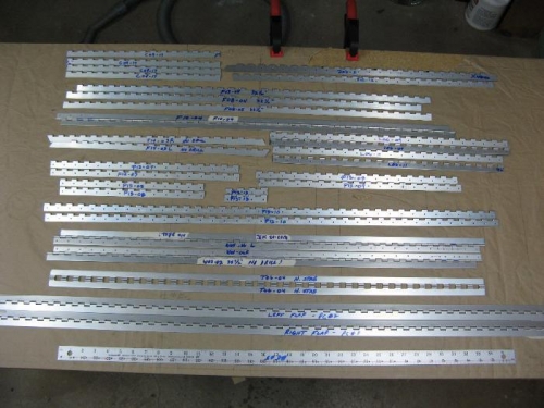 Hinges cut, mostly drilled