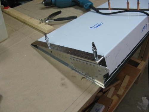 Drive Horn Assembly in place