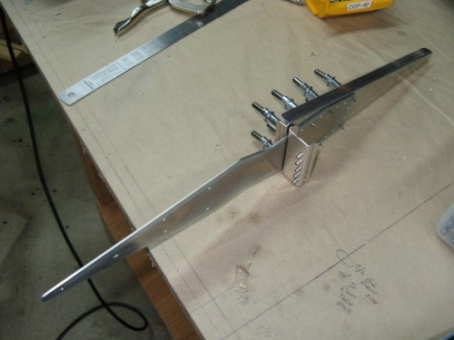 One side drilled and clecoed