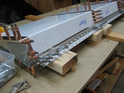 Installing RH Aileron Hinge