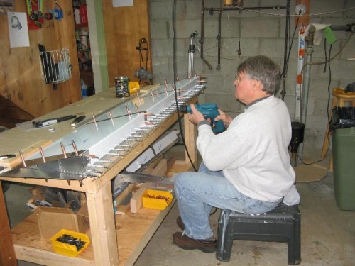 Drilling LH flap hinge