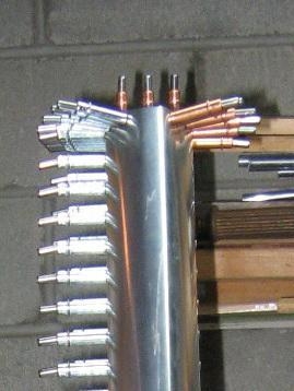 Pinched skin at the top