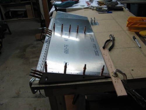 Stabilized to table for hinge drilling