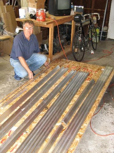 Angle aluminum pieces