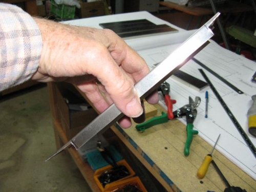 Ready for Scotch Brite wheel and filing