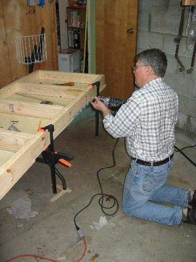 Assembling top frame