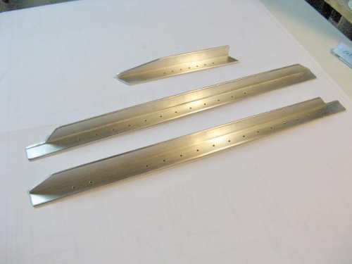 Finished angle pieces