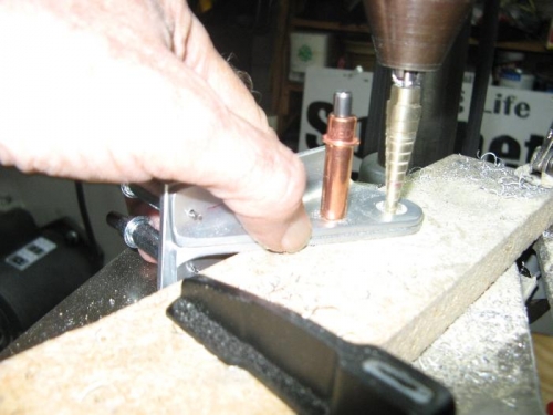 Both halves clamped & clecoed together