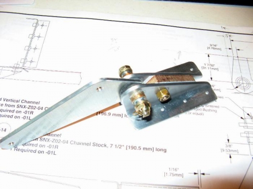 Completed RH Bellcrank Pivot Assembly