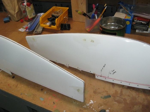 Epoxy work on horizontal tips