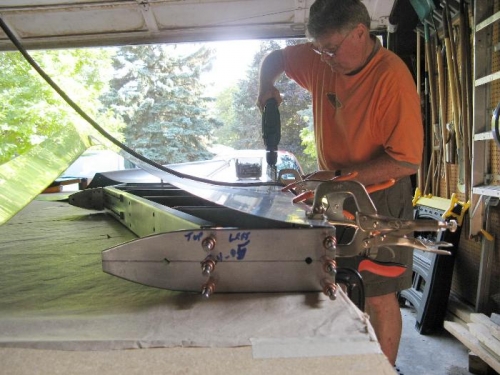 Drilling #40 pilot holes