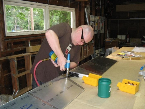 Finishing the elevator assembly