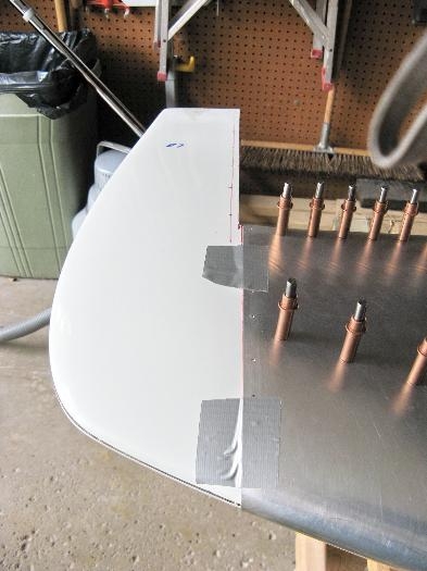 Trial fit using duct tape