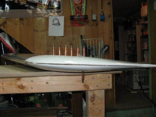 FG tip in place for drilling.