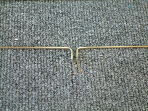 Fabricated flap hinge pin