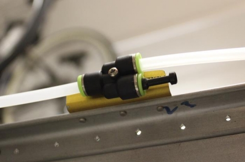 This Y is 12 inches forward. Kept it out of my side skin riveting interference later.