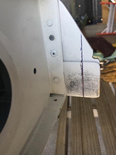 Notched W407D rear spar doubler per instructions. Almost done.