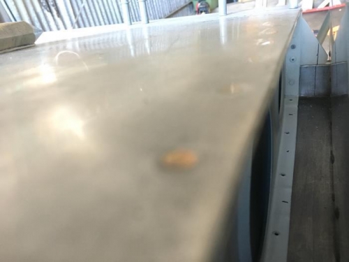 Rear spar inkline must stay to right of lower inkline for clearance. Good here.