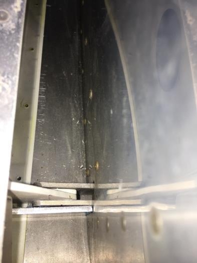 New W407 laid up against existing short extension. New can even be longer than shown.